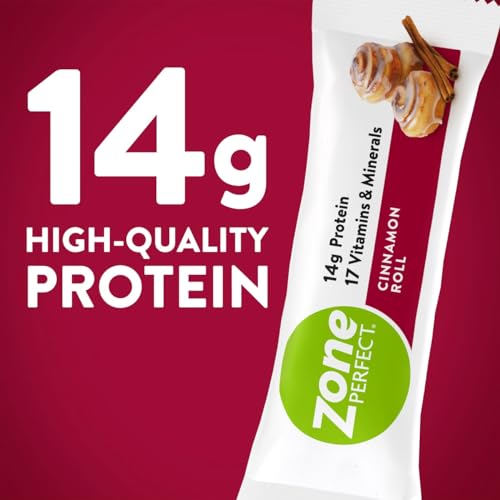 Cinnamon Roll Protein Bars with 14g Protein