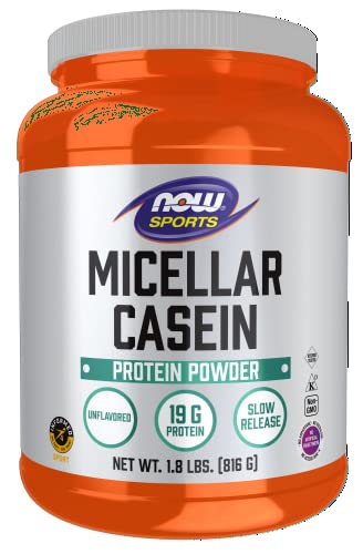 NOW Sports Micellar Casein Powder, 19g Protein