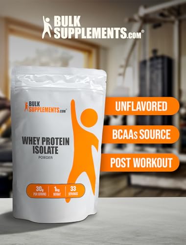 BulkSupplements Whey Protein Isolate - Unflavored 1kg