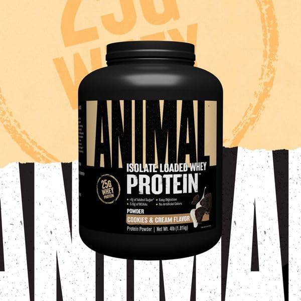Animal Whey Isolate Protein - Muscle Builder & Recovery