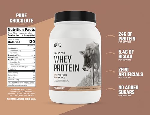 Grass-Fed Whey Protein Pure Chocolate 24G 2LB