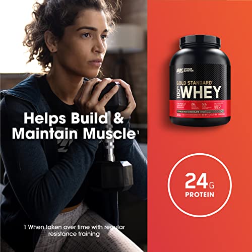Gold Standard Whey Protein Powder, Double Rich Chocolate