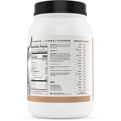 100% Micellar Casein Protein, Hormone Free, Chocolate, 2LB