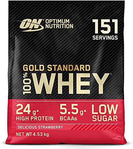ON Gold Standard 100% Whey, Vanilla Ice Cream, 10 lbs