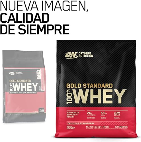 ON Gold Standard 100% Whey, Vanilla Ice Cream, 10 lbs
