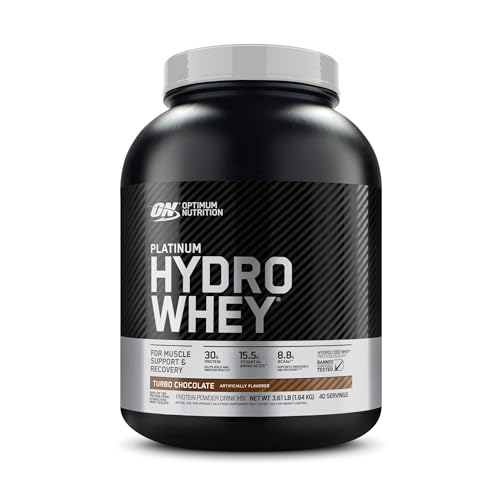 Hydrolyzed Whey Protein Isolate Powder, Turbo Chocolate Flavor