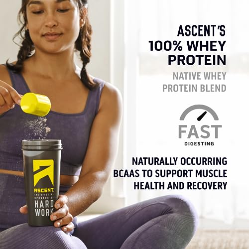 Ascent Whey Protein Isolate - Chocolate, Gluten-Free, 2 lb