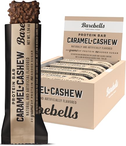 Barebells Caramel Cashew Protein Bars - 12 Count