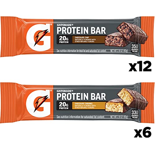 Gatorade Whey Protein Bars, Variety Pack, 18 Count