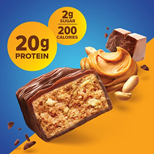Chocolate Peanut Butter Protein Bars, Gluten Free