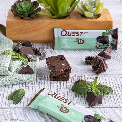 Quest Mint Chocolate Chunk Protein Bars - 12 Count