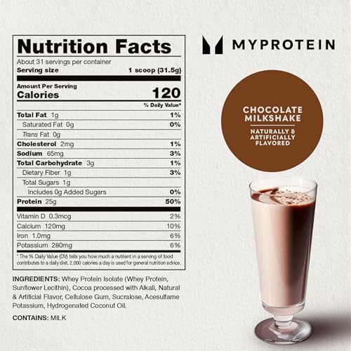 Myprotein Impact Whey Protein - Chocolate Milkshake 2.2lbs