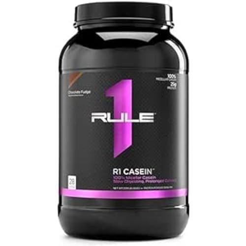 Rule1 R1 Casein Protein Chocolate Fudge, 1.8 kg