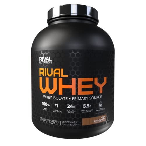 Rich Chocolate Rival Whey Protein - 5lbs