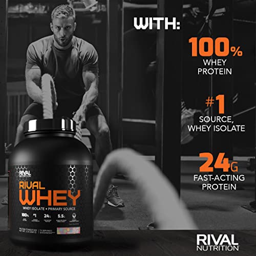 Rich Chocolate Rival Whey Protein - 5lbs