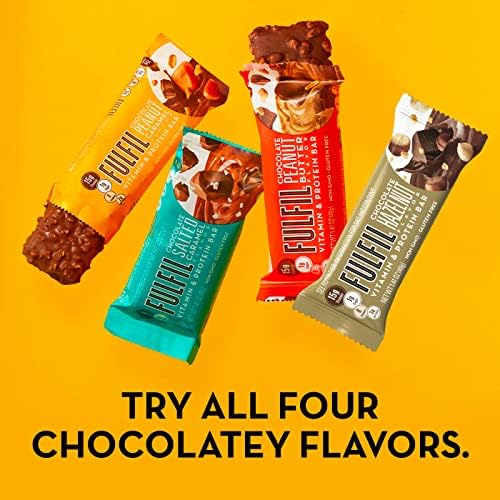 FULFIL Protein Snack Bars Variety Pack, 12 Count