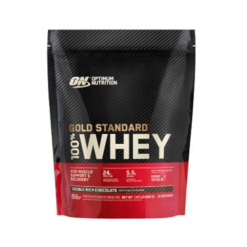 Gold Standard Whey Protein Powder, Double Rich Chocolate 1lb