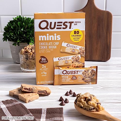 Quest Mini Chocolate Chip Cookie Dough Protein Bars