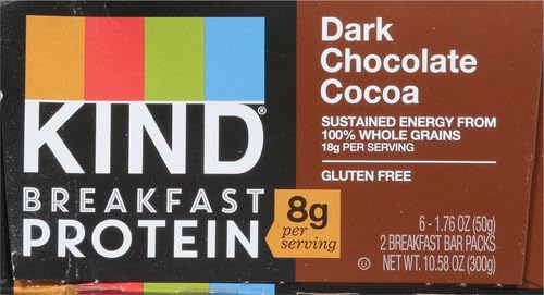 KIND Dark Chocolate Cocoa Protein Snack Bars