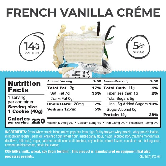 Power Crunch French Vanilla Protein Wafers, 12 Count
