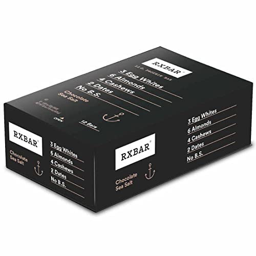 RXBAR Chocolate Sea Salt Protein Bars - 12 Count