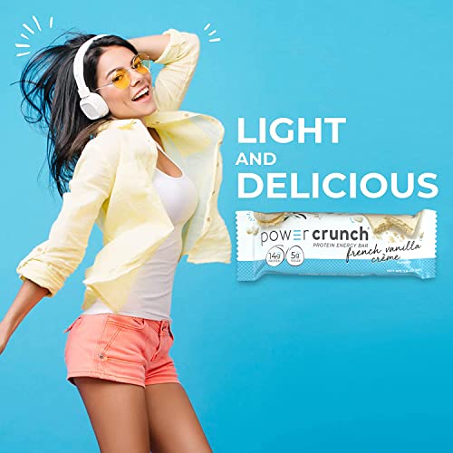 Power Crunch French Vanilla Protein Wafers, 12 Count