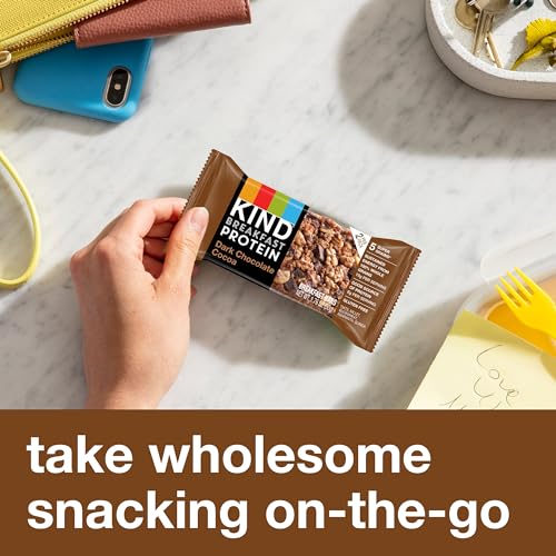 KIND Dark Chocolate Cocoa Protein Snack Bars