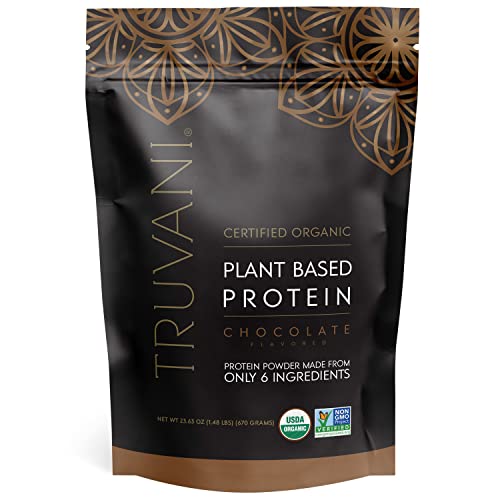Truvani Chocolate Vegan Pea Protein Powder 20g
