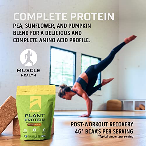Ascent Vegan Protein Powder - Vanilla 20 Servings