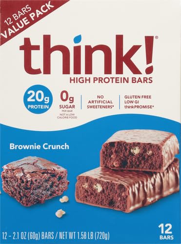 Think! Brownie Crunch Protein Bars - 12 Count