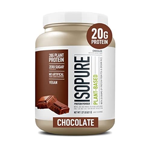 Isopure Vegan Chocolate Protein Powder with Amino Acids