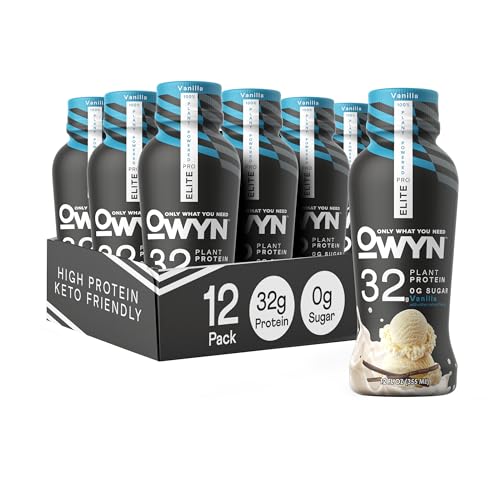 OWYN Pro Elite Vegan Protein Shake - Vanilla 12 Pack