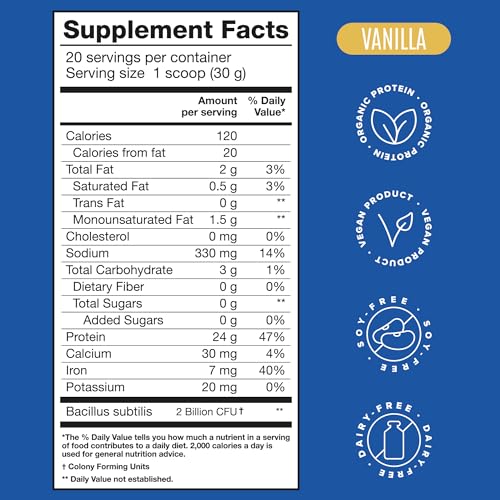 BIRDMAN Falcon Vegan Protein Powder - Vanilla Flavor