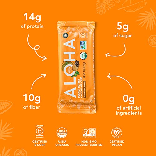 ALOHA Peanut Butter Chocolate Chip Protein Bars