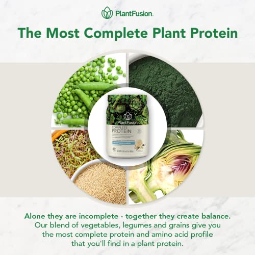 PlantFusion Vegan Protein Powder - Vanilla Bean 2 lb