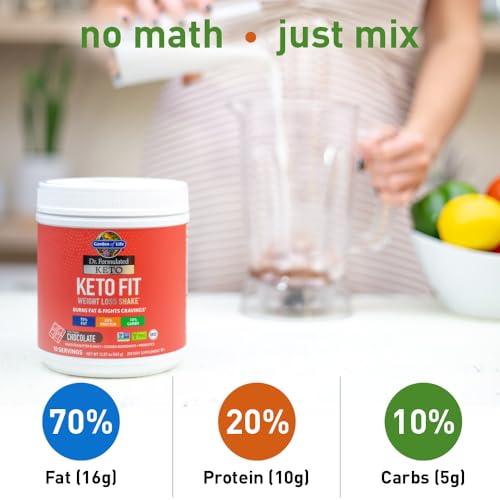 Garden of Life Keto Fit Chocolate Weight Loss Shake