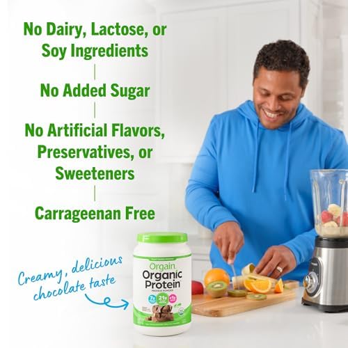 Orgain Vegan Protein Powder - Creamy Chocolate Fudge