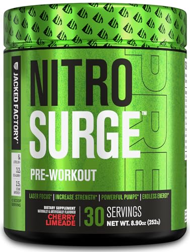 NITROSURGE Pre Workout - Energy, Strength & Focus