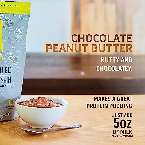 Ascent Casein Protein Powder 2lbs, Chocolate Peanut Butter