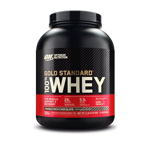 Gold Standard Whey Protein Powder, Double Rich Chocolate
