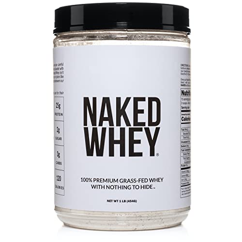 Naked Whey Protein Powder - Grass Fed, Pure Ingredients