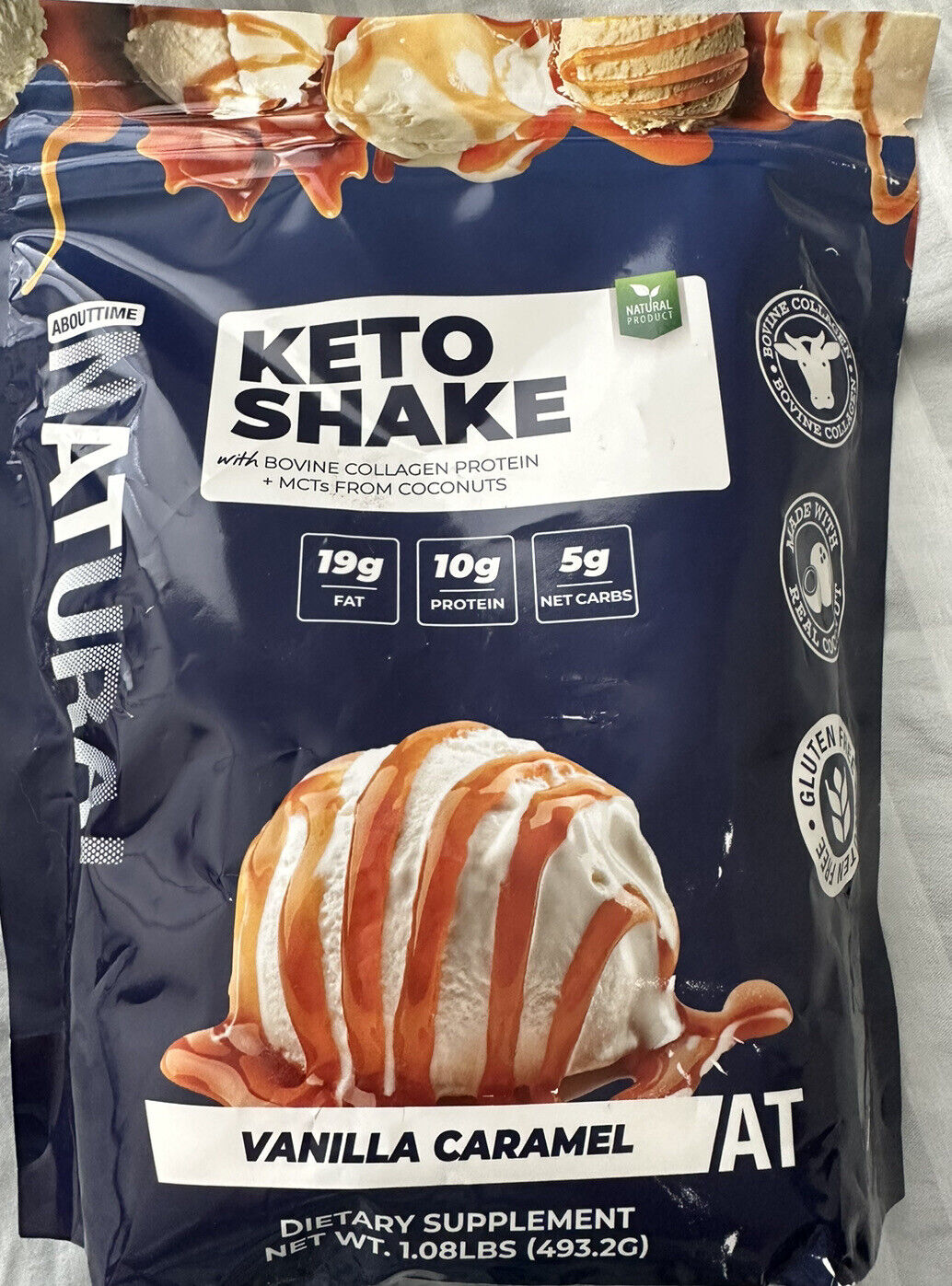 Keto Shake with Collagen & MCTs - 19G Fa