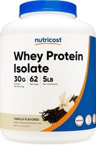 Vanilla Whey Protein Powder, 5 lbs