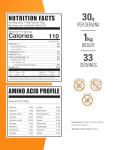 BulkSupplements Whey Protein Isolate - Unflavored 1kg