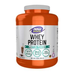 NOW Whey Protein, 24g BCAAs, Creamy Chocolate