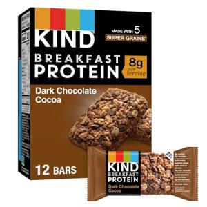 KIND Dark Chocolate Cocoa Protein Snack Bars