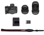 Canon EOS R100 Mirrorless Camera with Dual Lenses