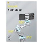 Smartphone Gimbal Stabilizer with Wireless Charging & LED