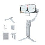 Smartphone Gimbal Stabilizer with Adjustable Fill Light