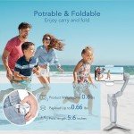 Smartphone Gimbal Stabilizer with Adjustable Fill Light